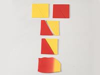 Assembling your triangles of polyclay